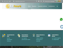 Tablet Screenshot of dailytoursperu.com